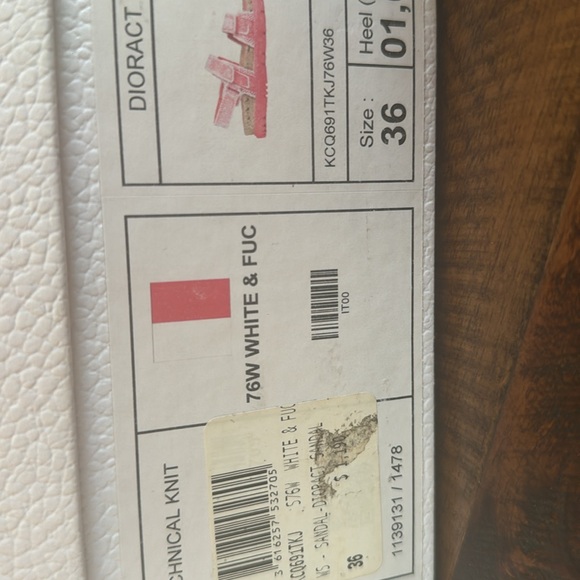 Dior TECHNICAL KNIT Dioract sandals 36 - Picture 10 of 10